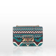 CROMIA IT MAELLE kožená crossbody kabelka gaštanová