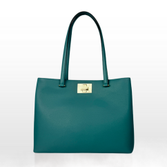 CROMIA ISOLDE shopper kabelka – petrolejová