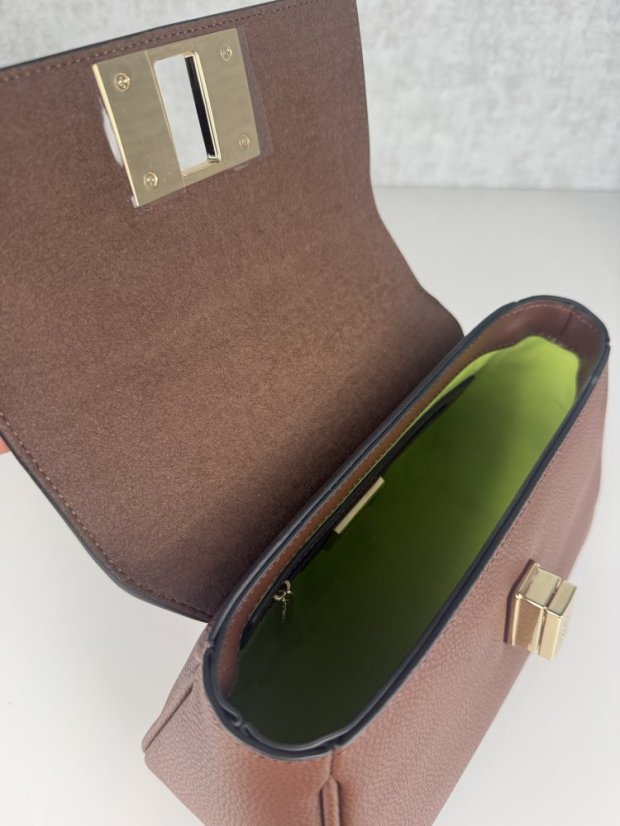 CROMIA ISOLDE mini torebka – kasztanowa
