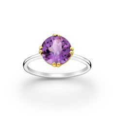 Strieborný prsteň Violet AMETHYST
