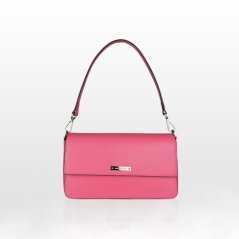 CROMIA PERLA 2009 kožená kabelka magenta