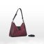CROMIA RUMI skórzana torebka hobo – bordowa