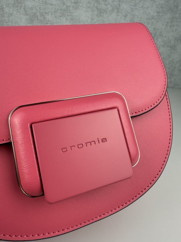 CROMIA IT ICONIC kožená kabelka – ružová
