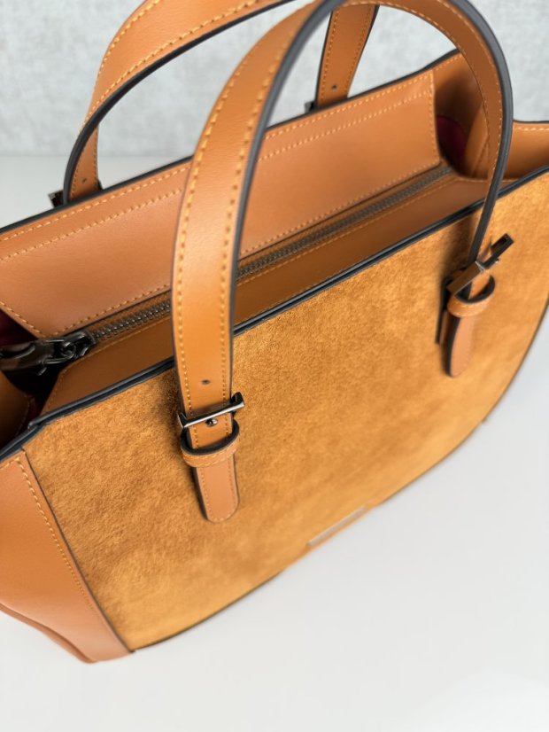 CROMIA RUMI kabelka tote – karamelová