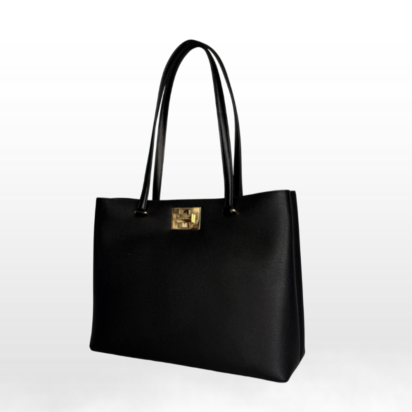 CROMIA ISOLDE shopper kabelka – čierna
