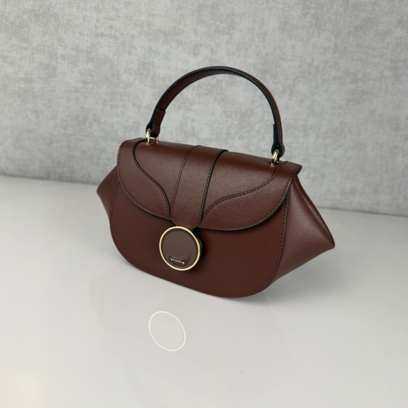 CROMIA IRIS mini torebka – kasztanowa