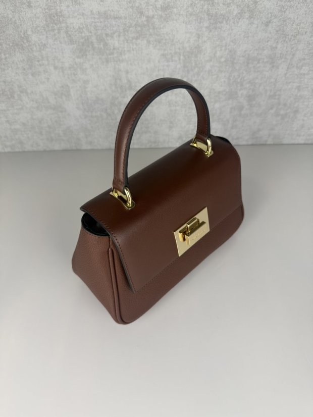 CROMIA ISOLDE mini torebka – kasztanowa