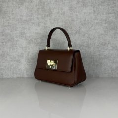 CROMIA ISOLDE mini kabelka – gaštanová