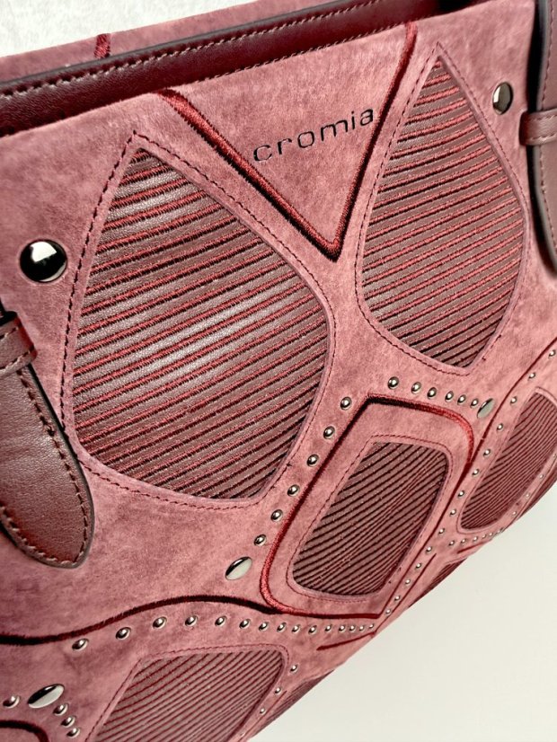 CROMIA NAMI shopper kabelka – vínová
