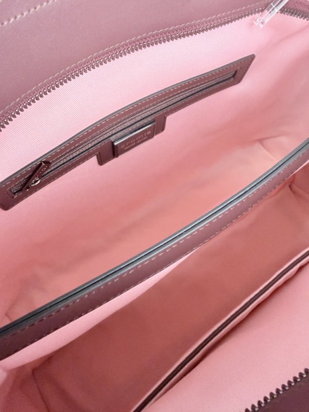 CROMIA RUMI skórzana torba tote – bordowa
