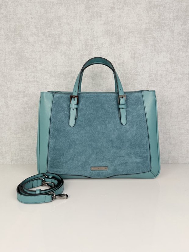 CROMIA RUMI kabelka tote – petrolejová