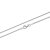 Strieborná retiazka Snake 1 mm