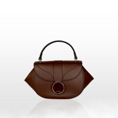 CROMIA IRIS mini kabelka – gaštanová