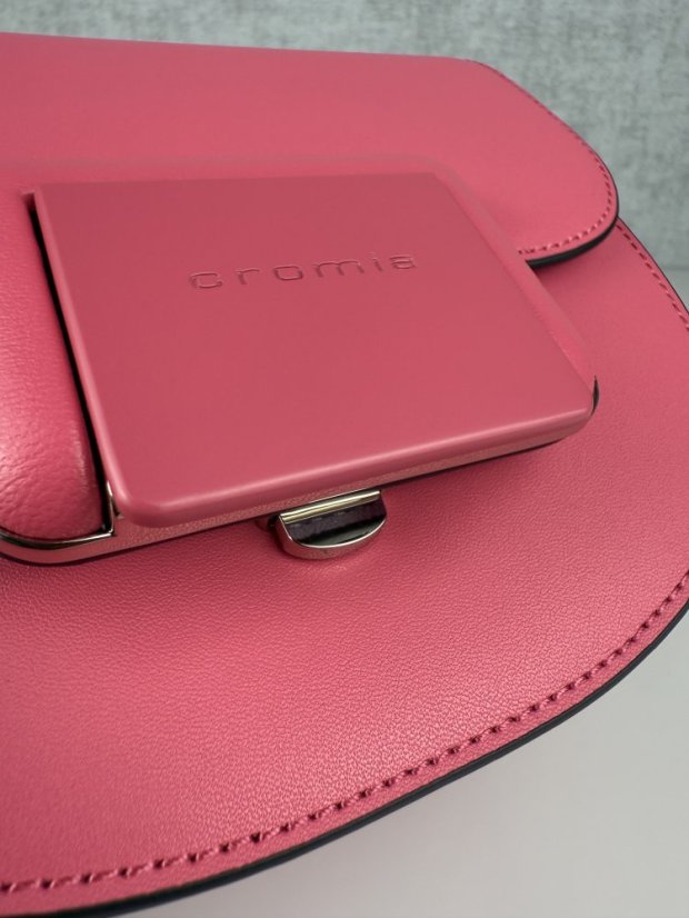 CROMIA IT ICONIC kožená kabelka – ružová